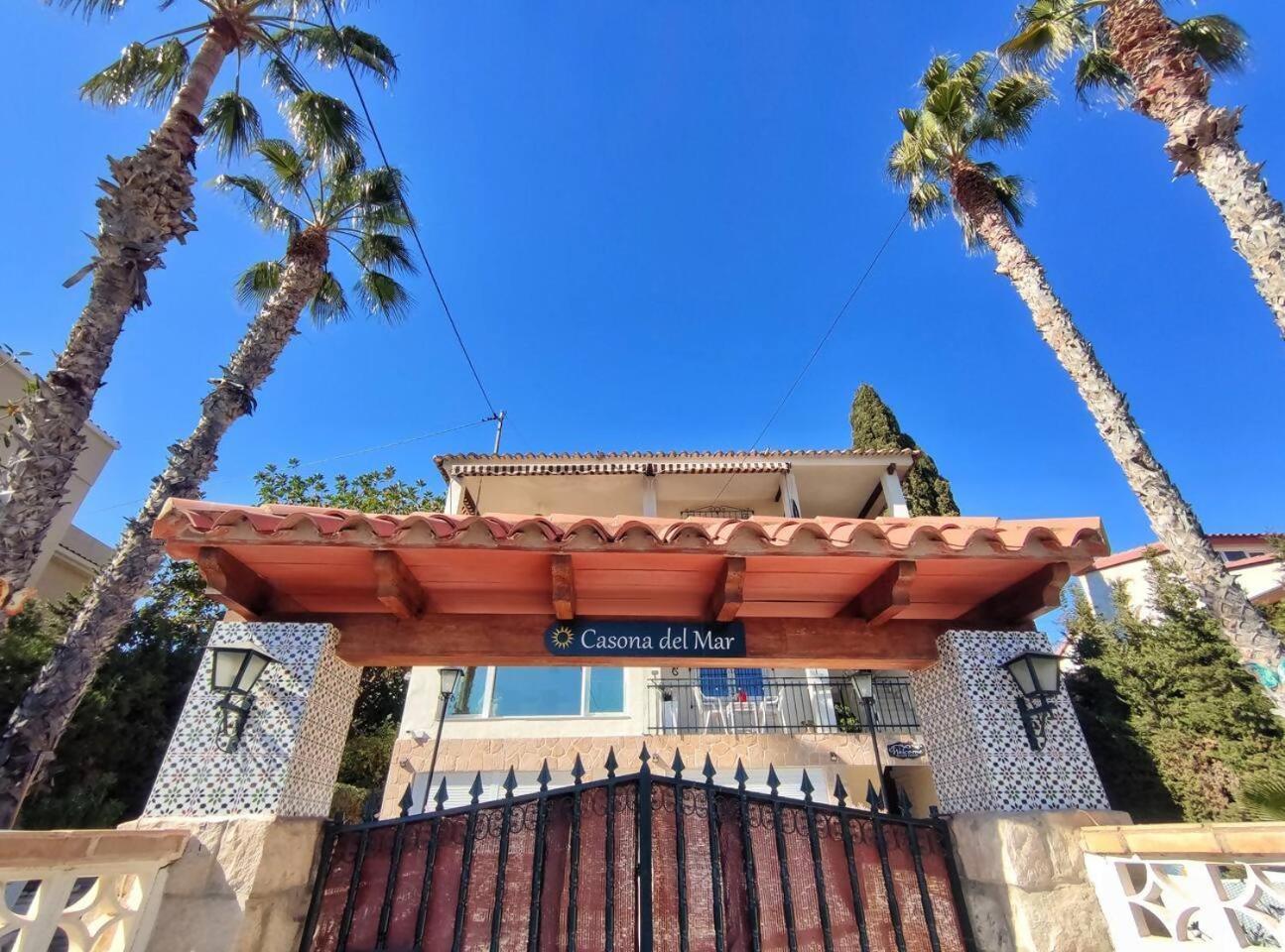 Casona Del Mar Terraza Y Vistas Al Mediterraneo El Campello Exterior foto